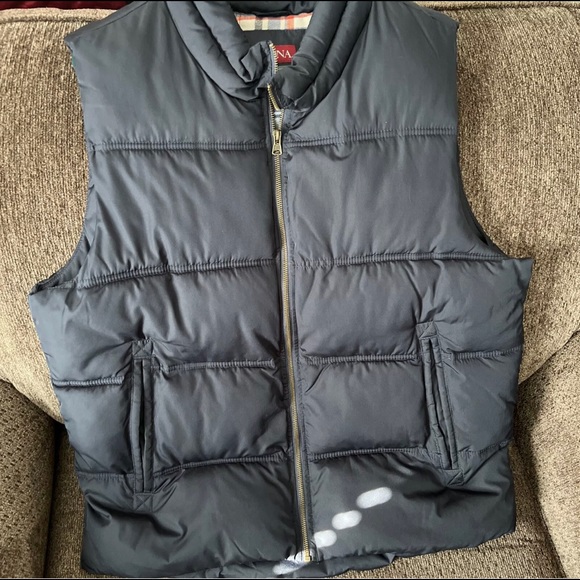 Merona Jackets & Coats Blue Bubble Vest Poshmark